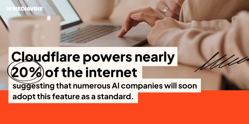 Cloudflare powers nearly 20% of the internet.