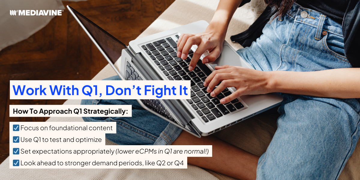 Woman typing on keyboard