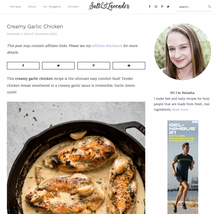 Mediavine Case Study: Salt & Lavender